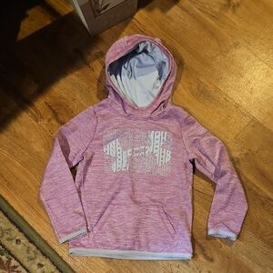 Under Armour Girls Pink Hoodie Size YSM